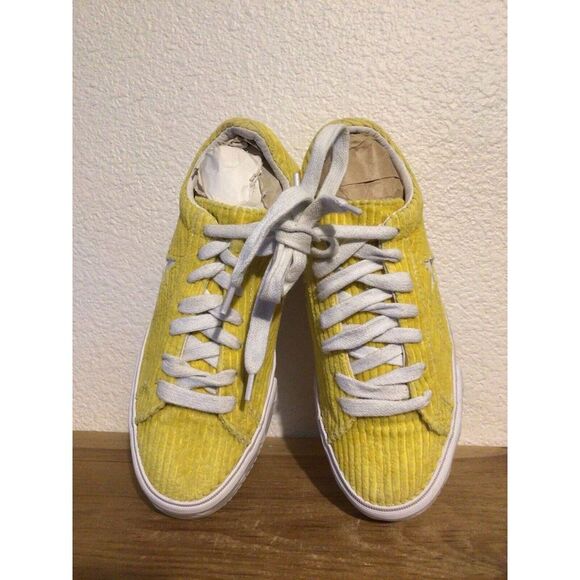 RARE Women\'s Converse x MADEME One Star Sz 7 Bright Yellow‎ Platforms Chuck